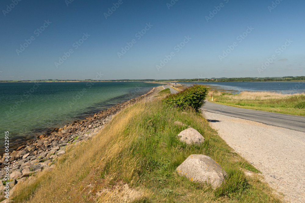 Fototapeta premium Panorama dell'isola di Helnæs, Danimarca