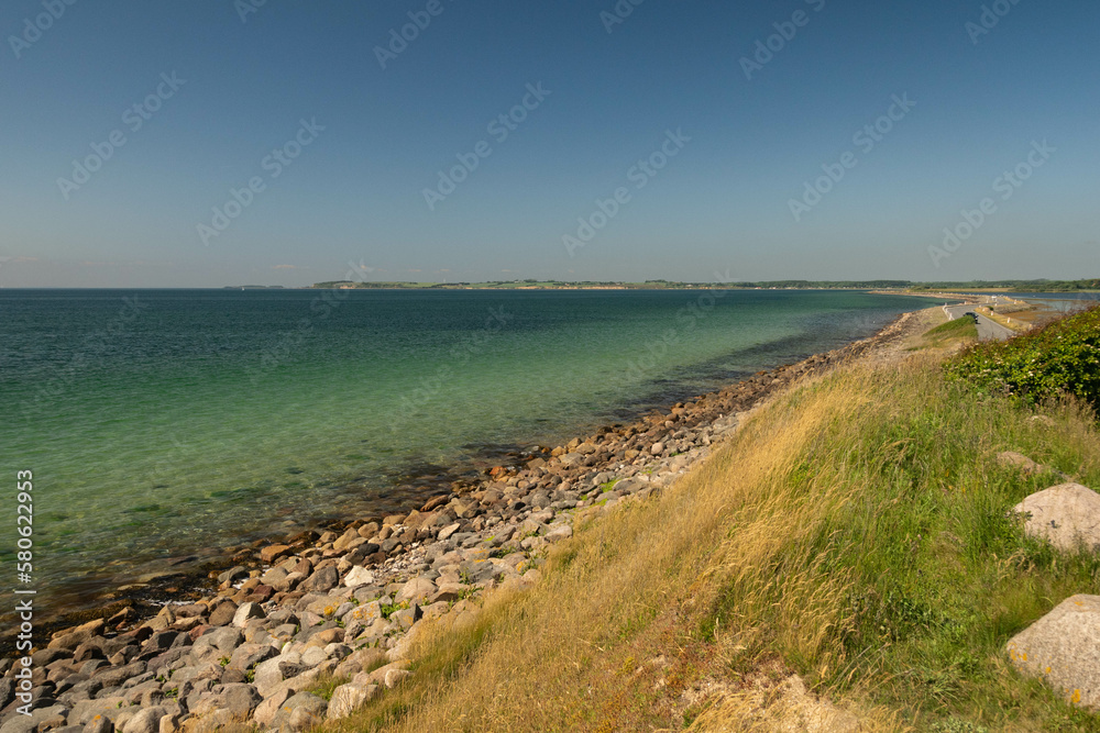 Panorama dell'isola di Helnæs, Danimarca