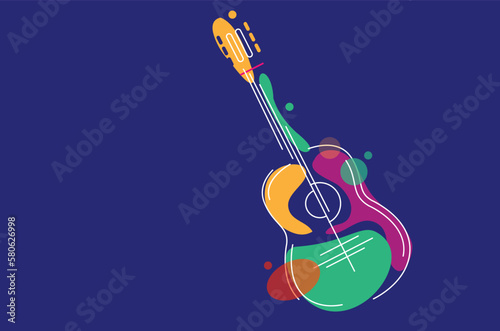 musica, strumenti musicali, stilizzati,