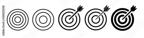 Goal. Set of goals.Target icon.Target, call, goal icon. Vector 10 eps.