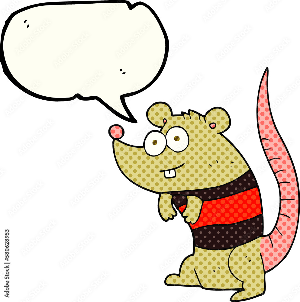 comic book speech bubble cartoon rat comic book speech bubble cartoon rat
