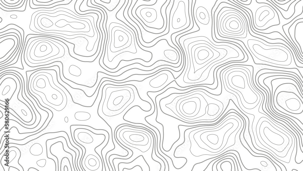 Modern topographic map background, geographic line map with elevation. Modern topographic map background, geographic line map with elevation.