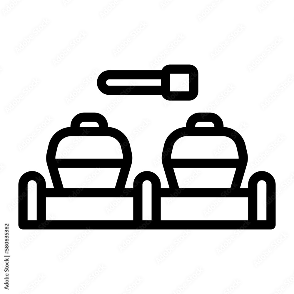 gamelan line icon