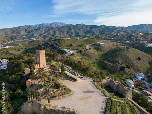 antiguo castillo árabe del municipio de Vélez-Málaga, Andalucía