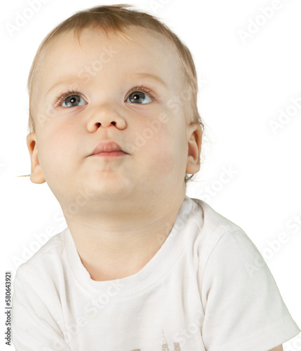 Portrait photograph of an infant