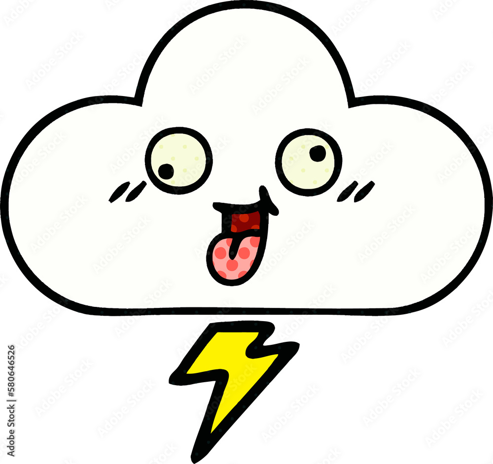 comic book style cartoon storm cloud comic book style cartoon storm cloud