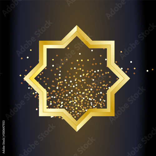 Islamic ornamental background, great for banners, greeting cards, and promotion events.