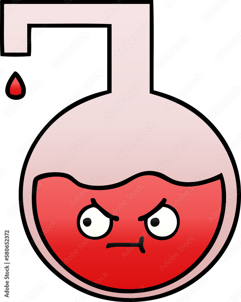 gradient shaded cartoon science experiment gradient shaded cartoon science experiment