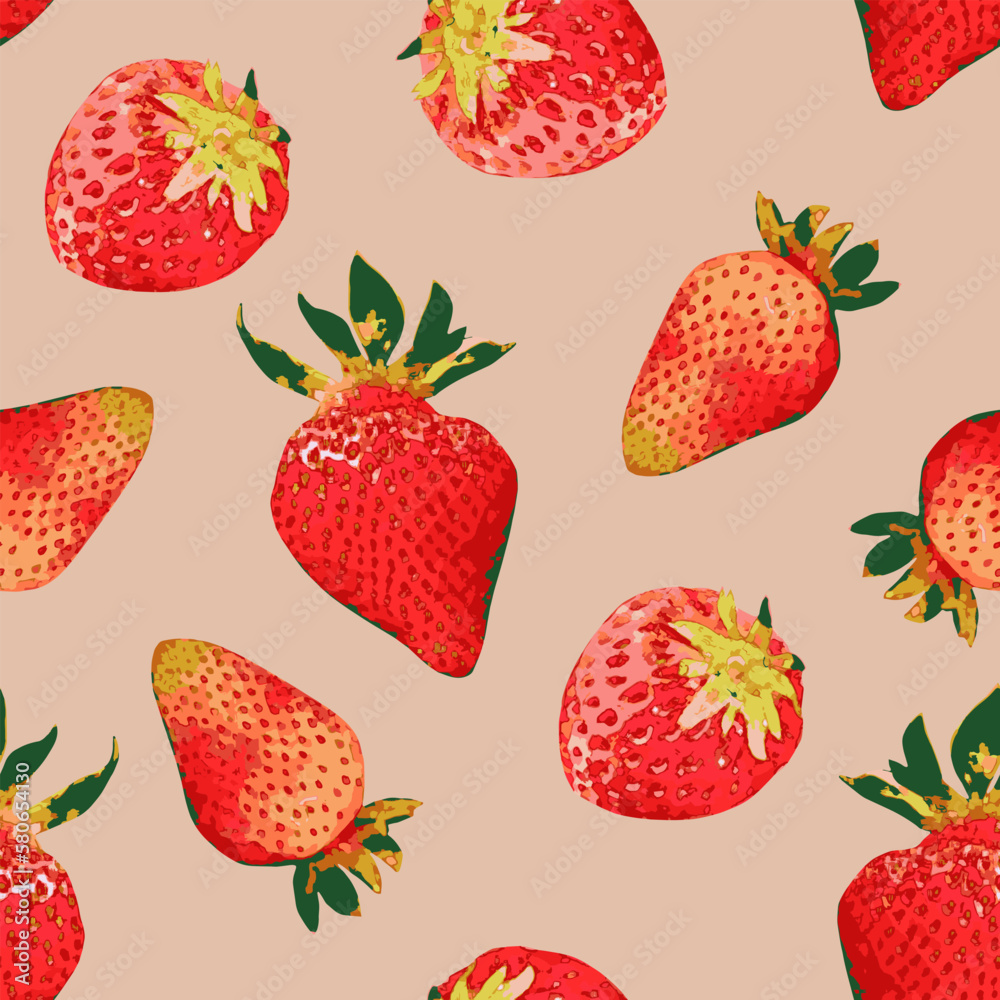 Strawberry seamless pattern Strawberry seamless pattern