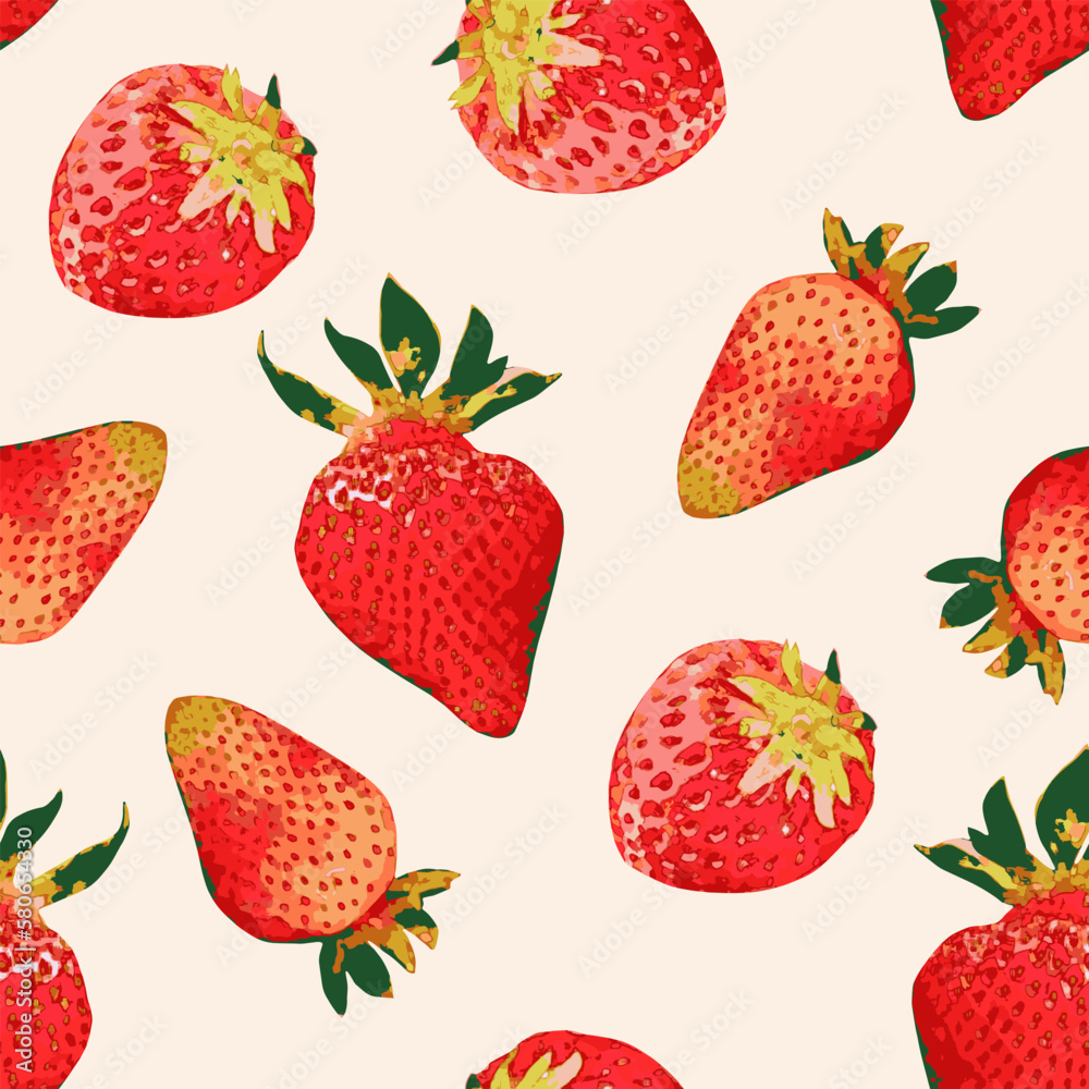 Strawberry seamless pattern Strawberry seamless pattern