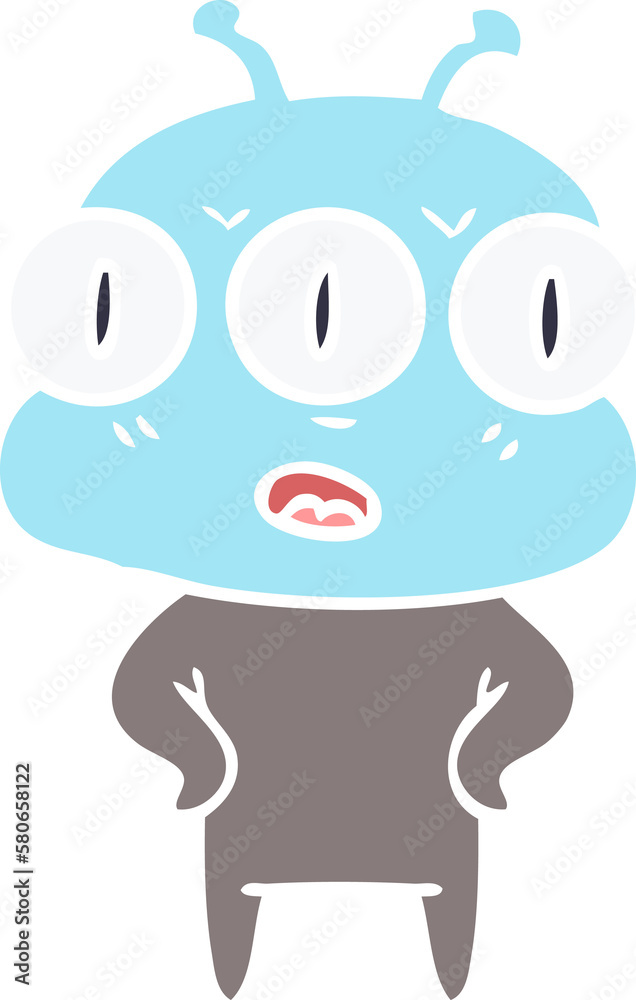 annoyed three eyed alien annoyed three eyed alien