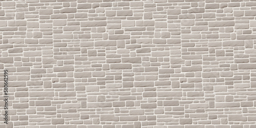 Wallpaper with seamless texture brick - Generative ai