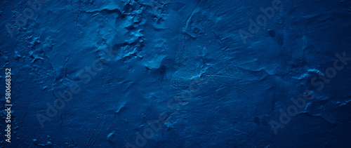 Abstract blue grunge wall texture background. abstract texture background with copy space. © oswasa