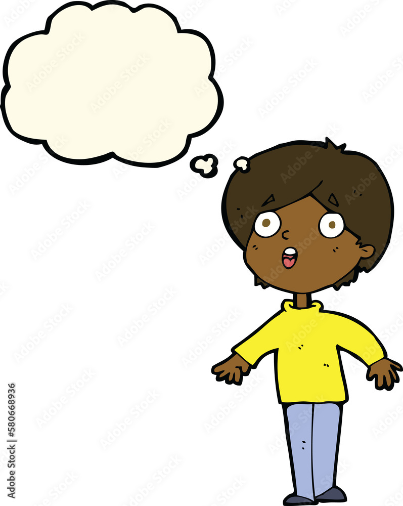 cartoon surprised man with thought bubble cartoon surprised man with thought bubble