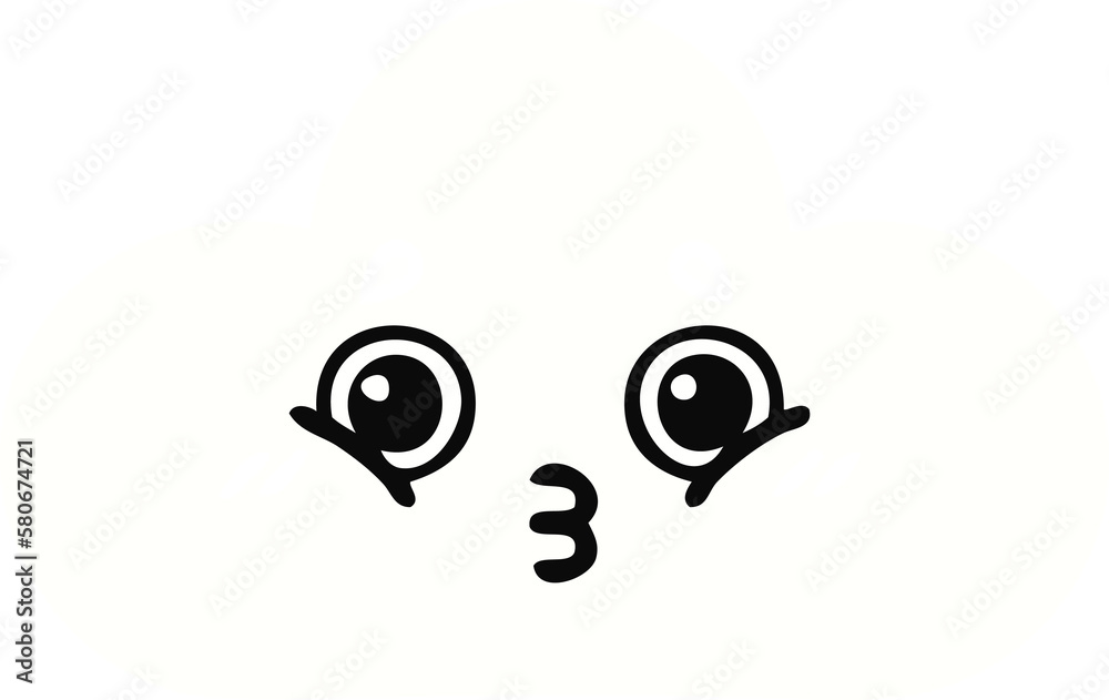 flat color retro cartoon cloud