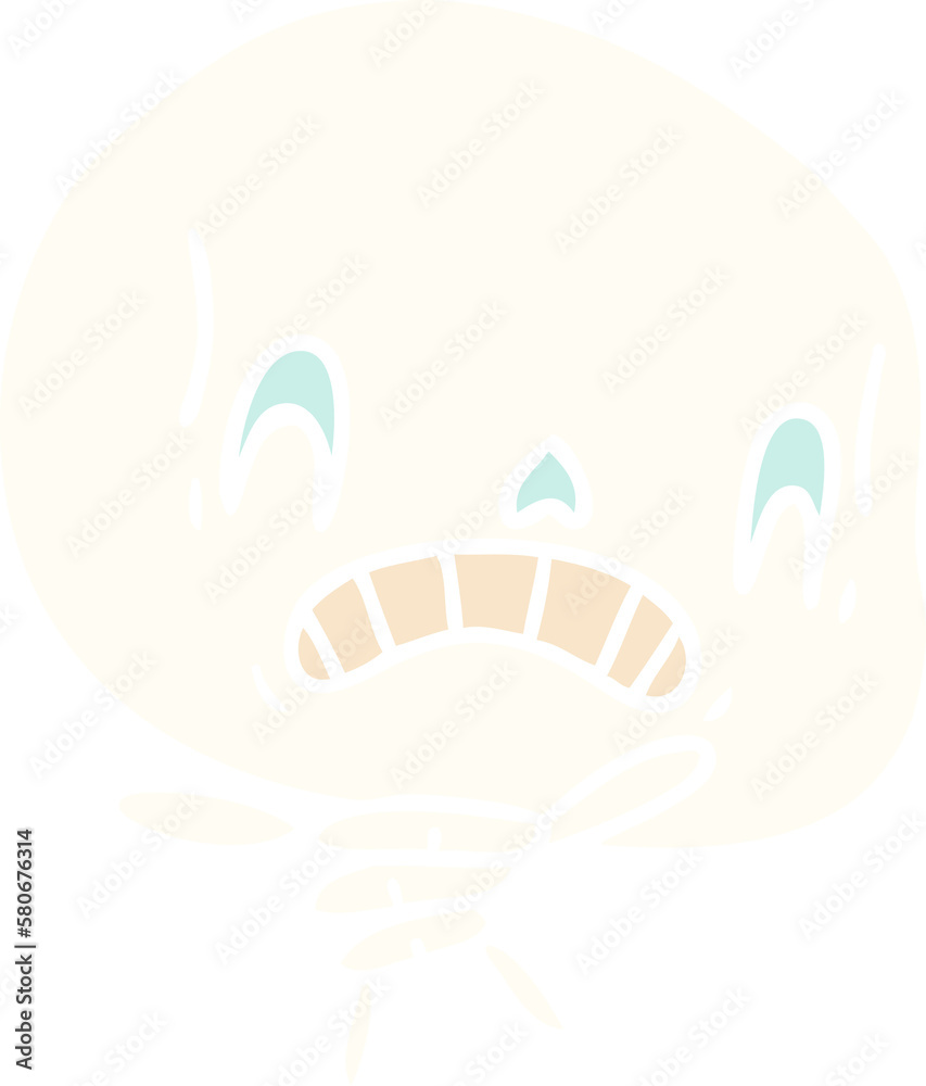 cartoon of spooky kawaii skeleton cartoon of spooky kawaii skeleton