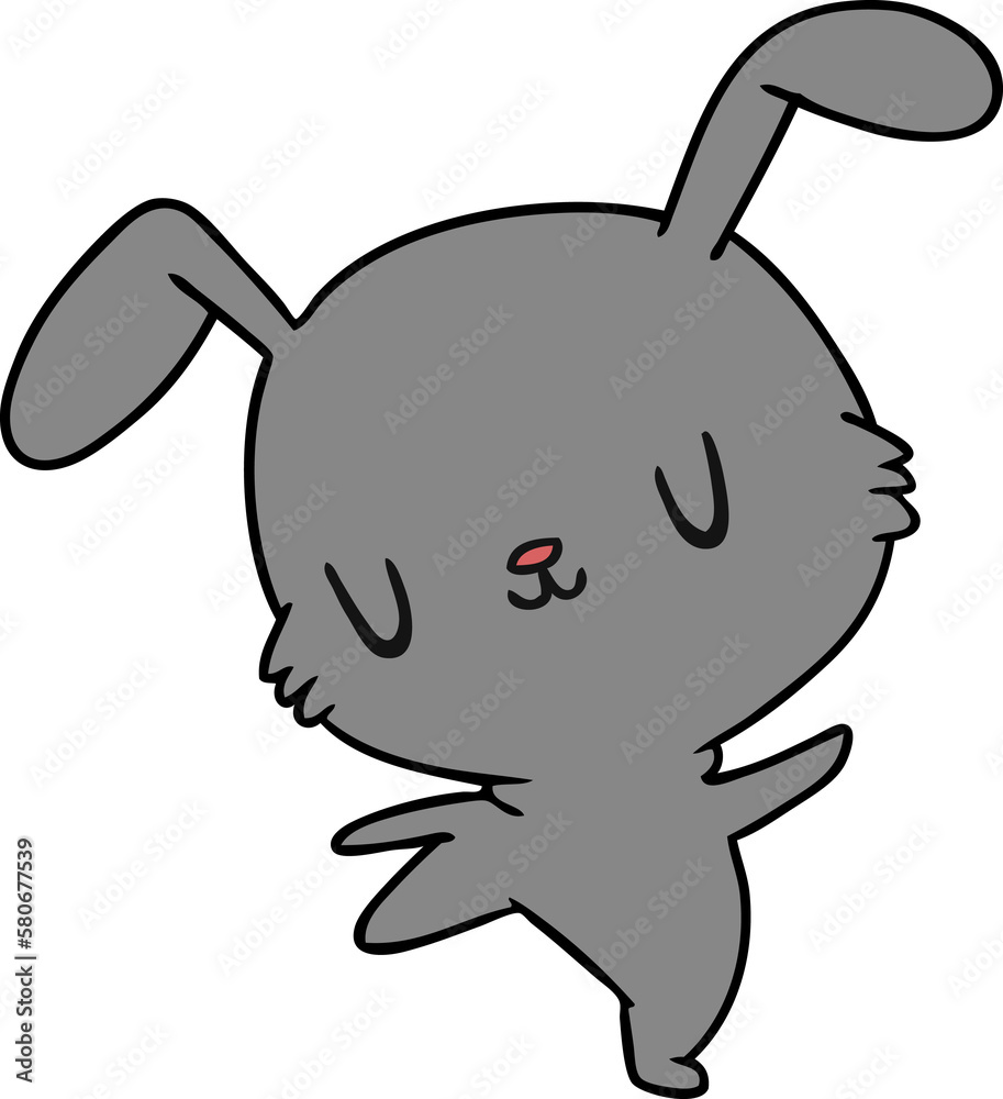 cartoon kawaii cute furry bunny cartoon kawaii cute furry bunny