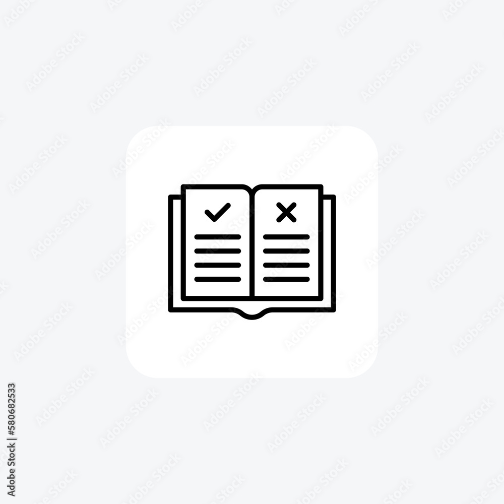 Book, rule fully editable vector fill icon
Book, rule fully editable vector fill icon