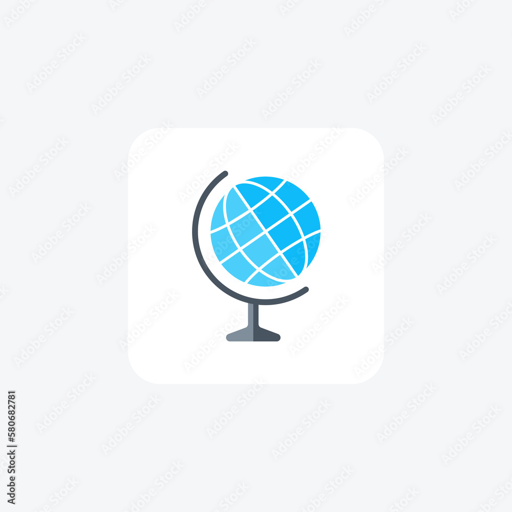 Earth, geography, fully editable vector fill icon
Earth, geography, fully editable vector fill icon