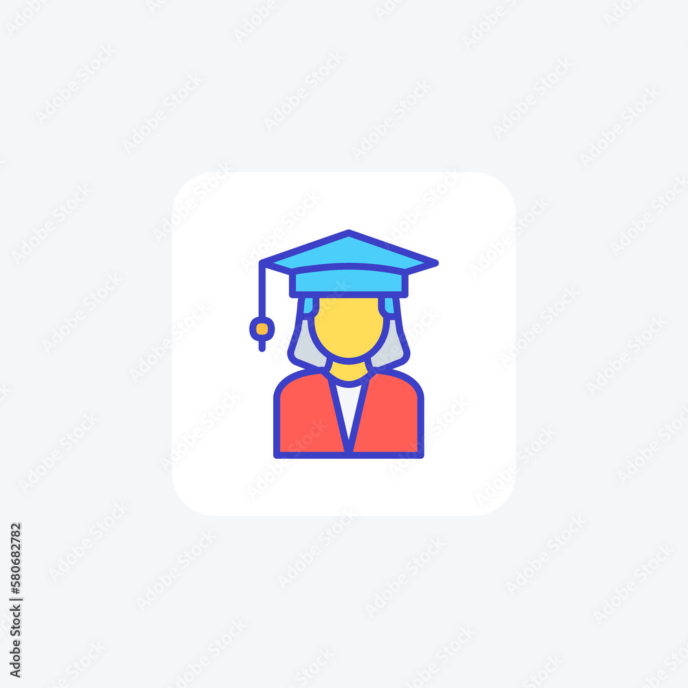 Graduate, education fully editable vector fill icon
Graduate, education fully editable vector fill icon
