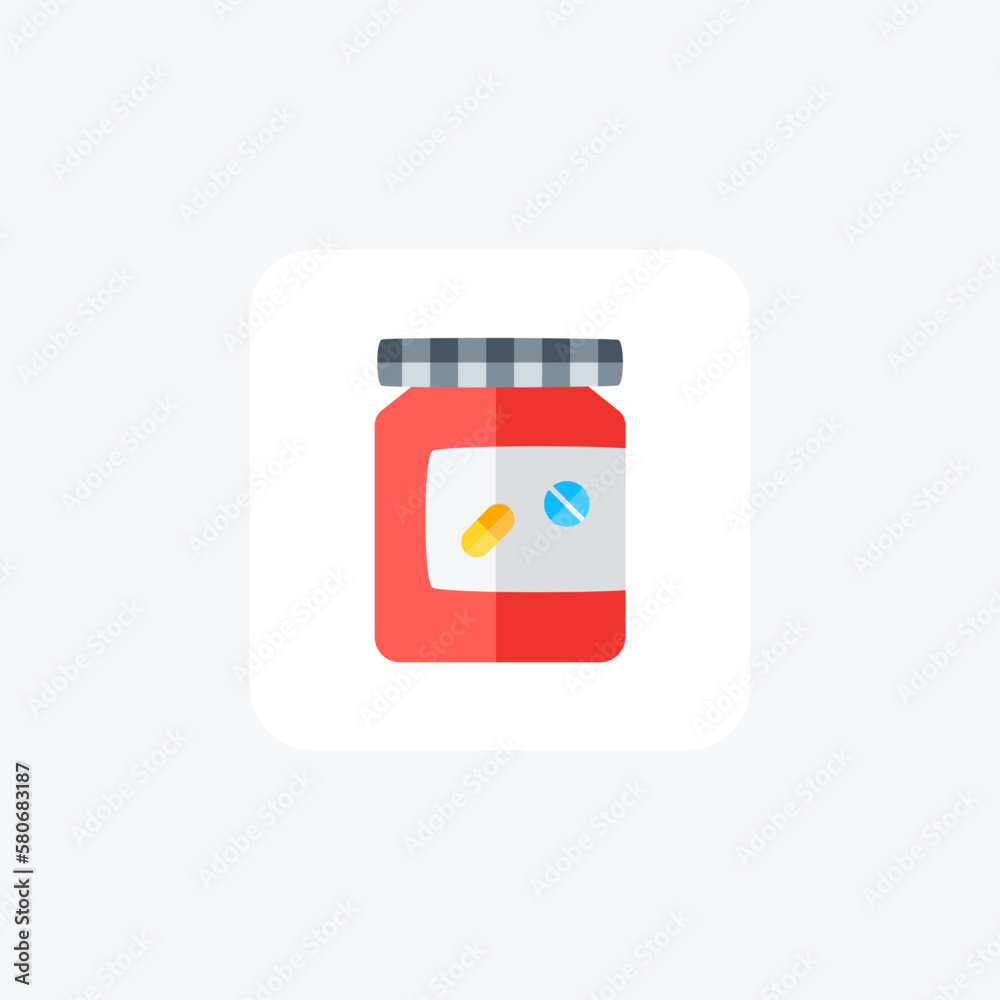 Medicine, drug fully editable vector fill icon
Medicine, drug fully editable vector fill icon