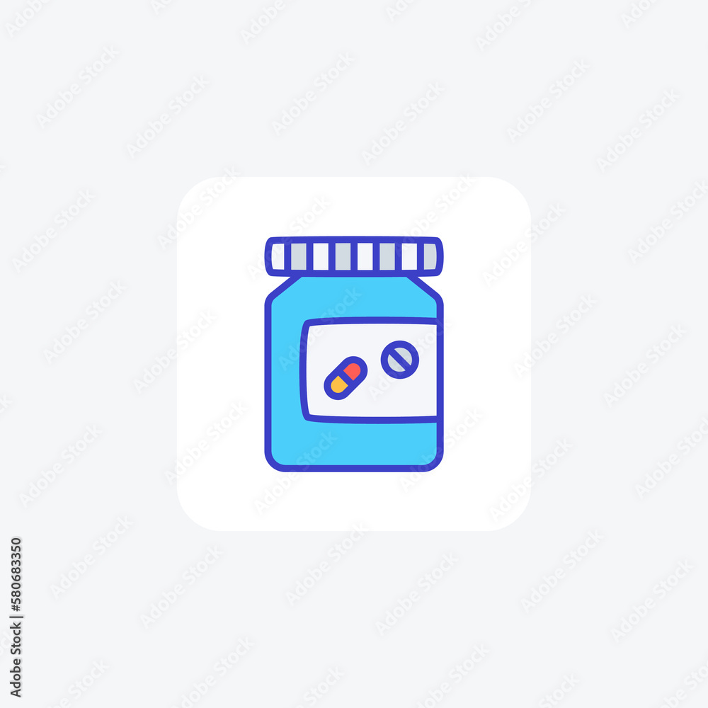 Medicine, drug fully editable vector fill icon
Medicine, drug fully editable vector fill icon