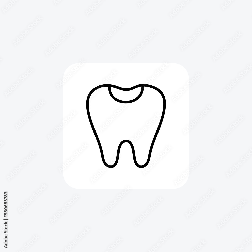 Dental, dentist fully editable vector Line Icon Dental, dentist fully editable vector Line Icon