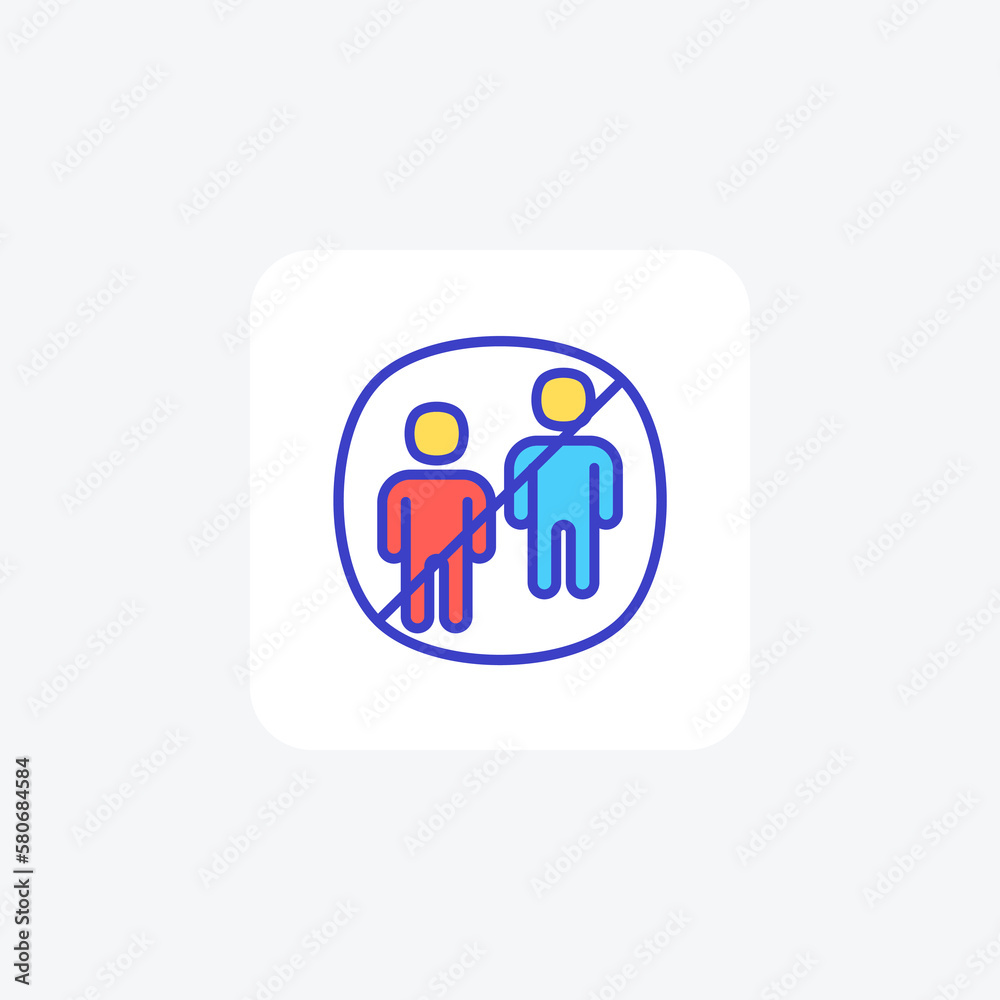 Avoid, spread, fully editable vector fill icon
Avoid, spread, fully editable vector fill icon