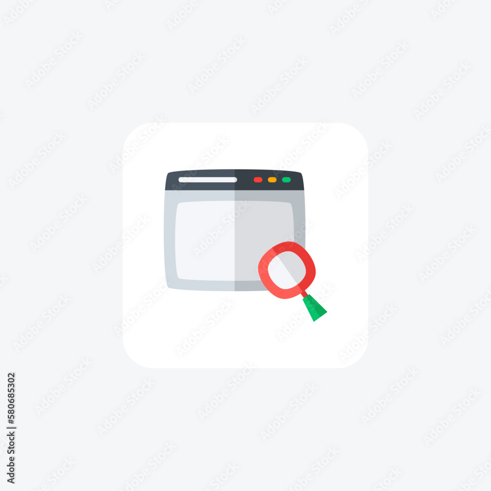 Analysis, search, fully editable vector fill icon
Analysis, search, fully editable vector fill icon
