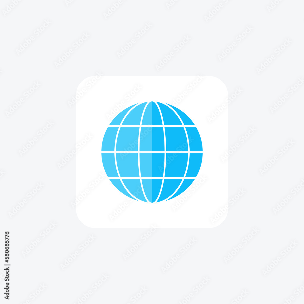 Globe, international fully editable vector fill icon
Globe, international fully editable vector fill icon