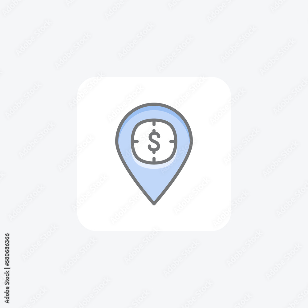Investment, dollar fully editable vector line icon
Investment, dollar fully editable vector line icon