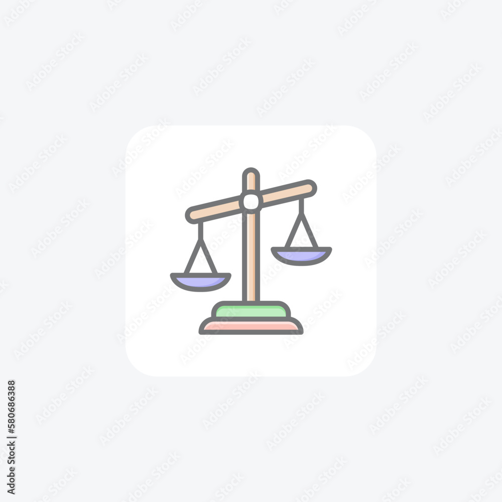 Balance, finance fully editable vector line icon
Balance, finance fully editable vector line icon