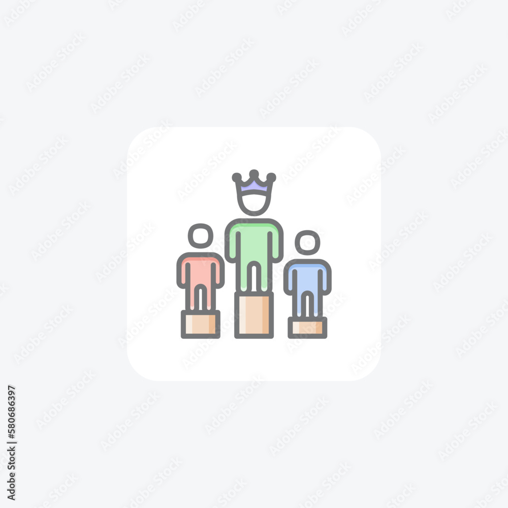 Business, meeting fully editable vector line icon

