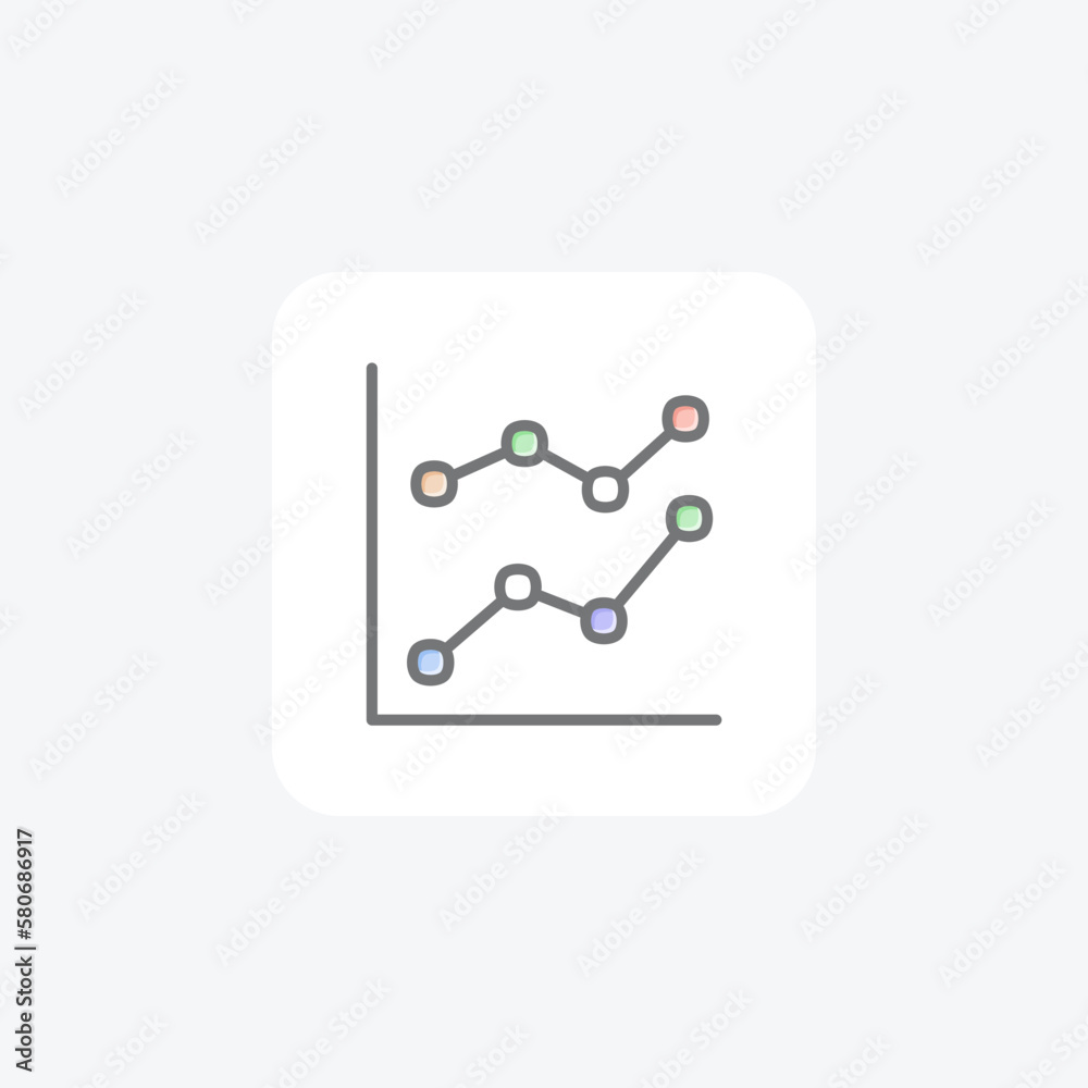 Chart, data fully editable vector fill icon
Chart, data fully editable vector fill icon