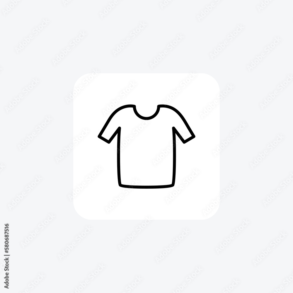 Basic, clothes fully editable vector fill icon
Basic, clothes fully editable vector fill icon