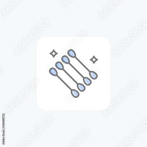 Cotton, care fully editable vector fill icon

