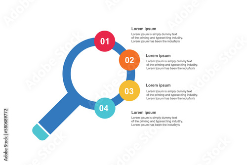 Vector Infographic design for presentations.