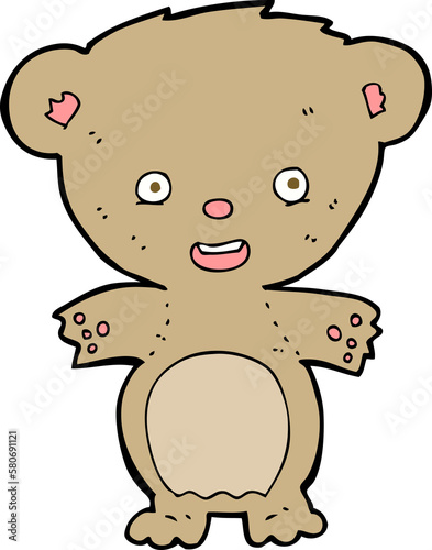 cartoon teddy bear