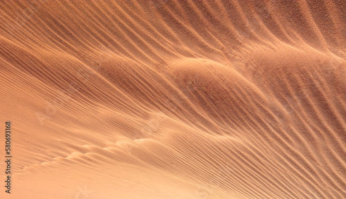 Beautiful sand dunes in the Sahara desert - Sahara  Morocco