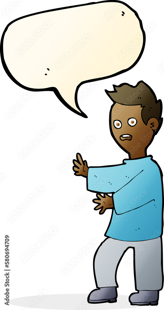 cartoon shocked man with speech bubble cartoon shocked man with speech bubble
