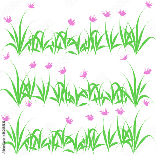 pink flowers background