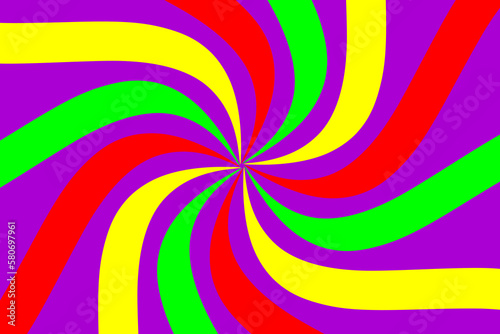 Abstract vector geometric background with irregularly shaped lines that are circularly distributed creating a sense of rotation and illusion	