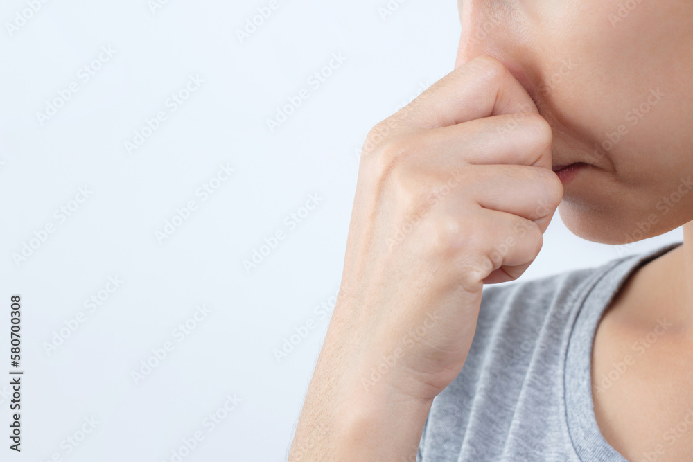 A foul smell when breathing may be caused by. 1. Infections in the nasal cavity such as colds, flu, sinusitis.