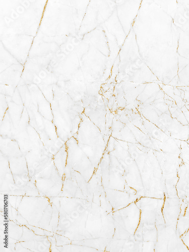 White and gold marble texture background design for your creative design, Vertical image. 