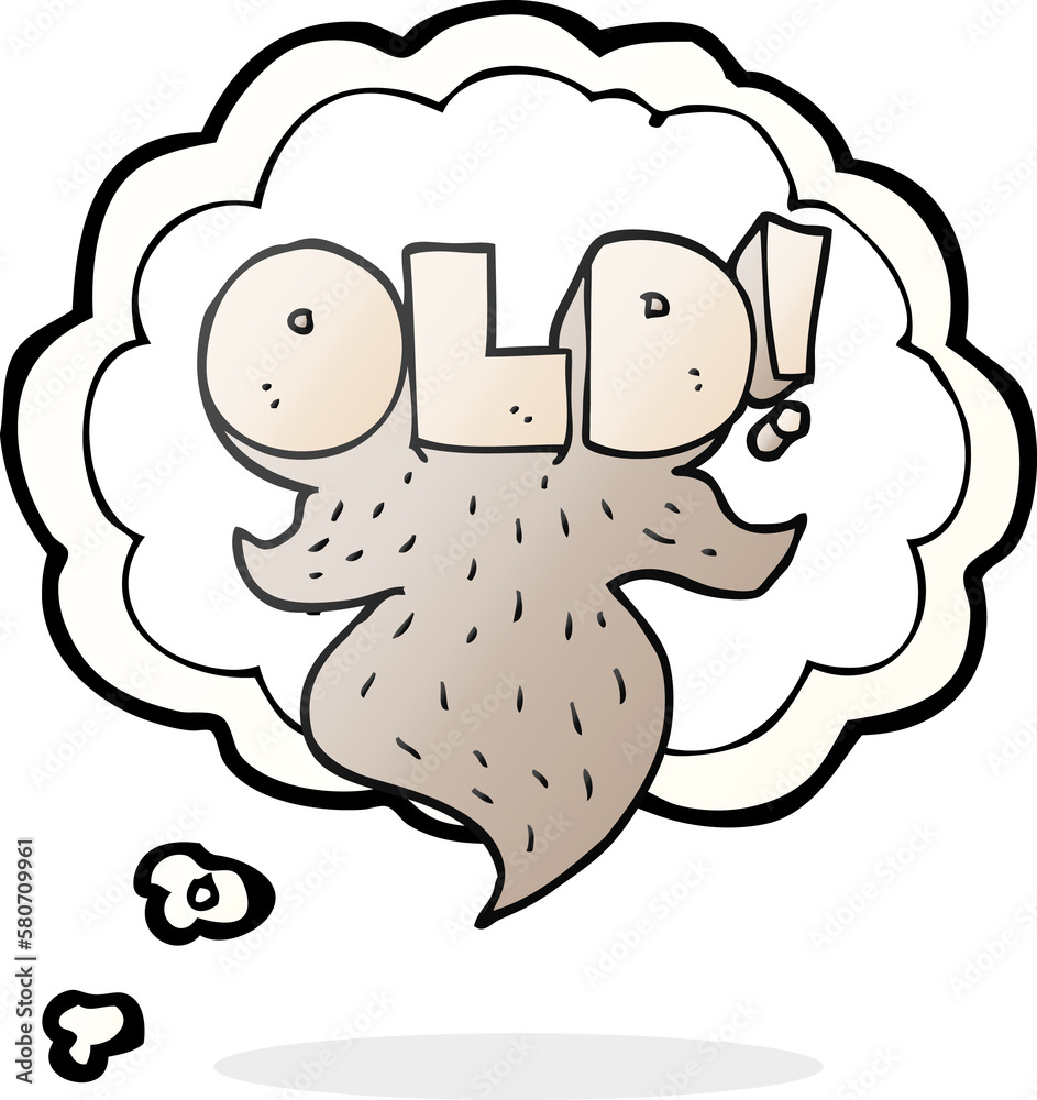 thought bubble cartoon old sign thought bubble cartoon old sign