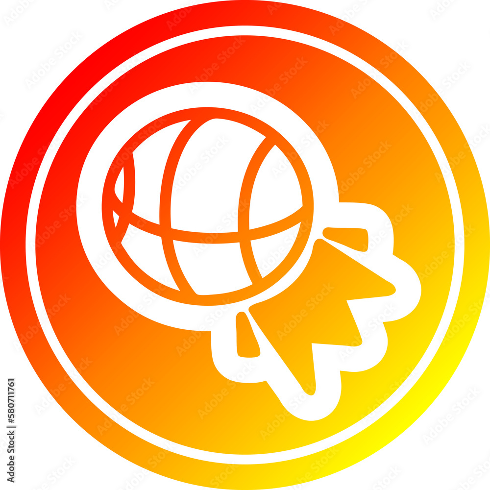 basketball sports in hot gradient spectrum basketball sports in hot gradient spectrum