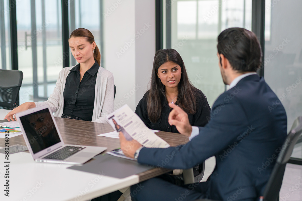 business meetings work with a group for develop marketing analytics. Business people, documents and meeting in marketing strategy, advertising or corporate statistics at the office.. business meetings work with a group for develop marketing analytics. Business people, documents and meeting in marketing strategy, advertising or corporate statistics at the office..