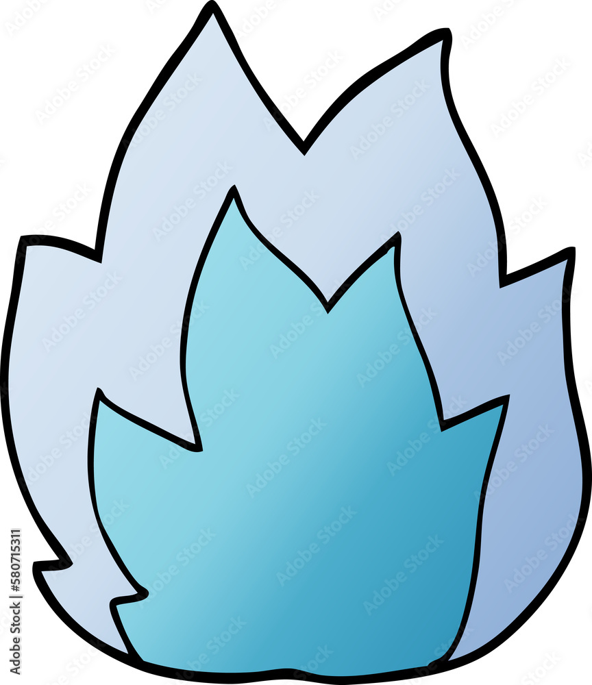 cartoon doodle explosion flame