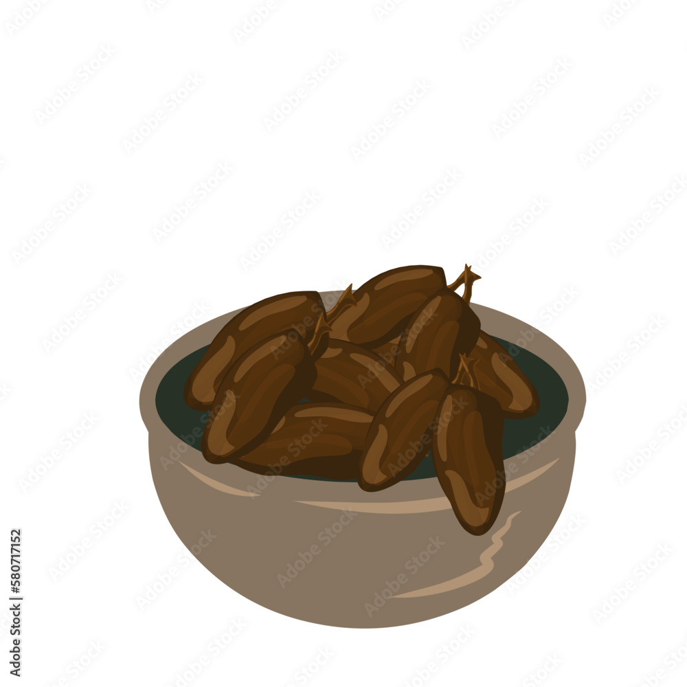 Dates fruits illustration Dates fruits illustration
