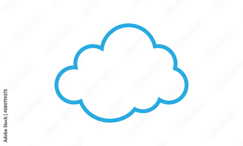 Cloud computing logo design vector Cloud computing logo design vector